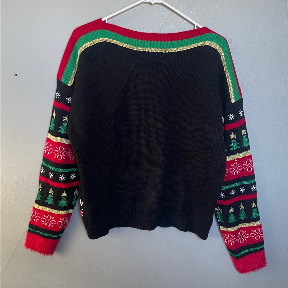 Blizzard Bay Women’s M Ugly Sweater Santa Pug Holiday Christmas novelty - Picture 6 of 7